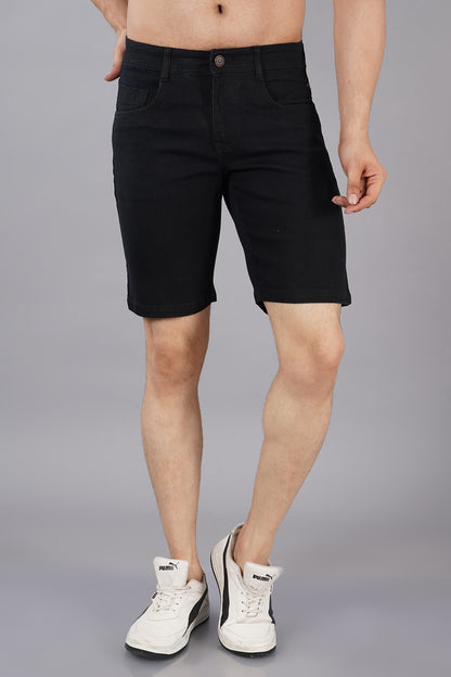 Men Basic Denim Shorts