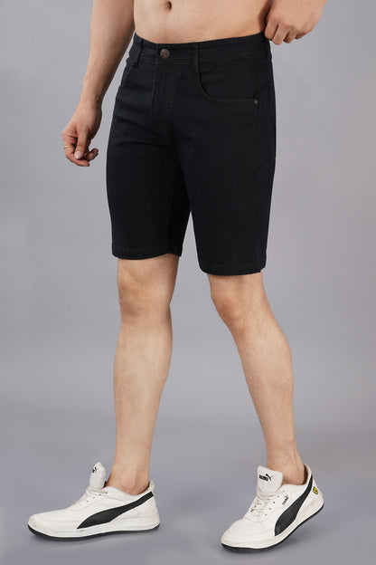 Men Basic Denim Shorts