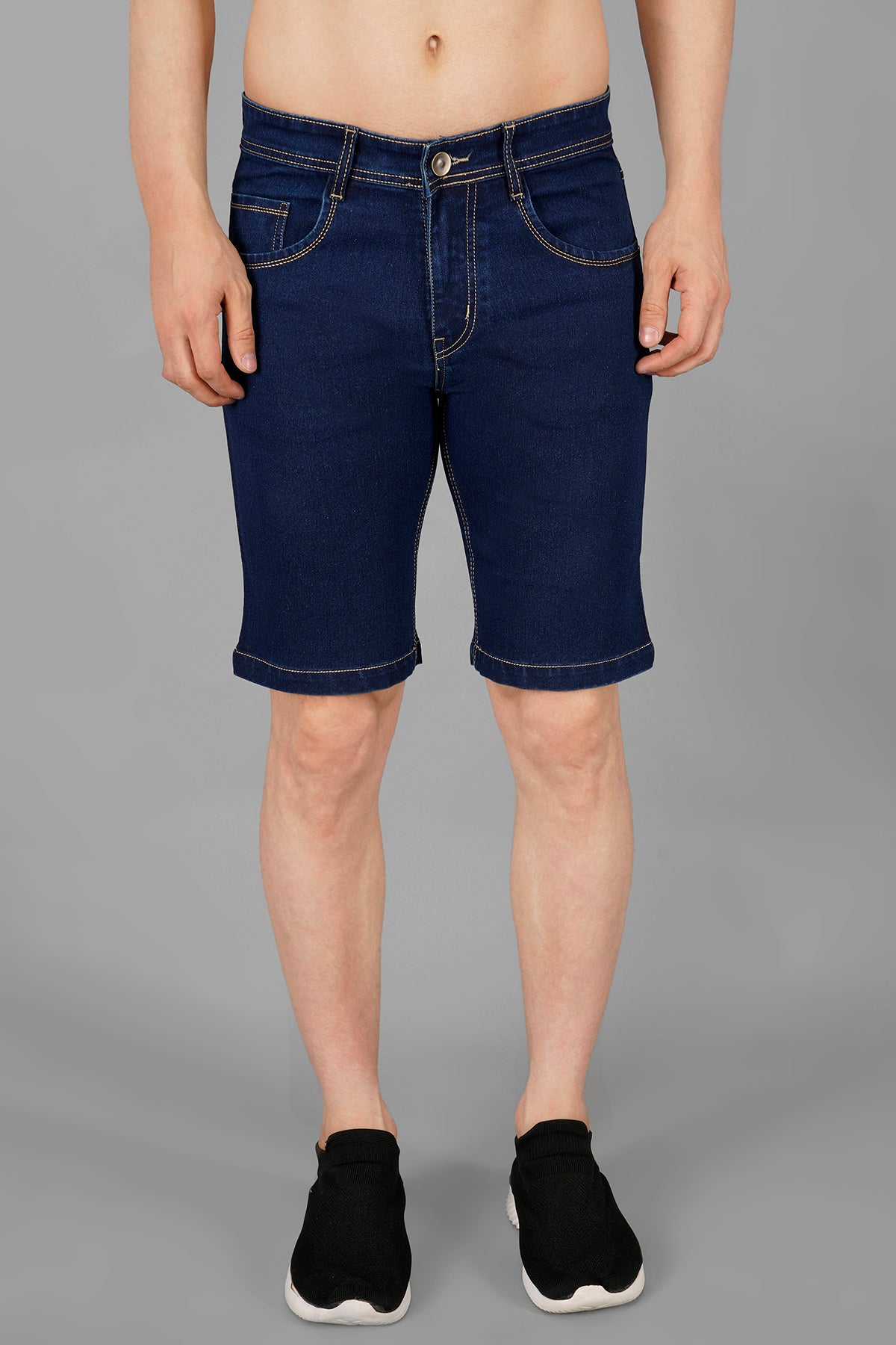 Men Basic Denim Shorts