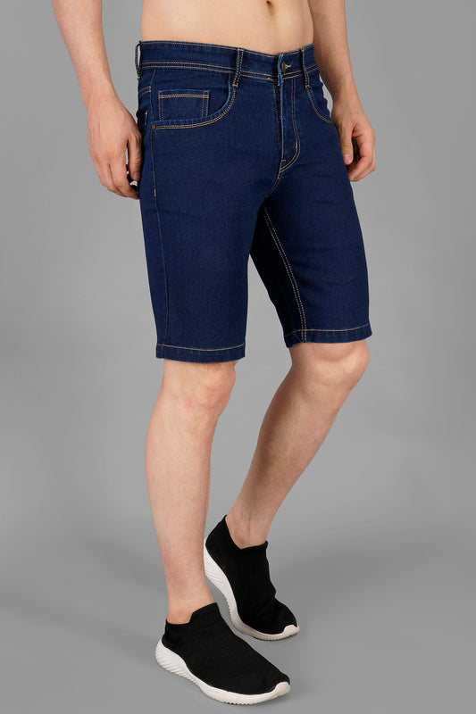 Men Basic Denim Shorts